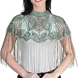 New Styles Poncho For Women's Embroidery Capes Shrug image 1