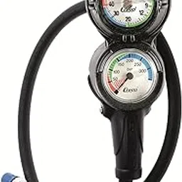 Cressi 2 Depth and Pressure Gauge Diving Console - Black-picture-29