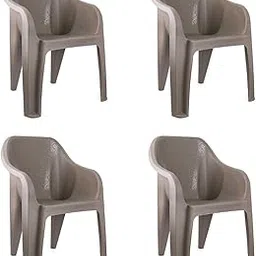 Cello Dynamo Plastic Chair (Set of 4) (Grey)-picture-34