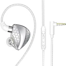 QKZ Hi6T In-Ear Monitor Wired Earphone with Mic, 11mm Dynamic Driver, Large Moving Coil, Ergonomic In-Ear Fit, Deep Bass, L-Shaped 3.5mm Plug, Tangle-Free Cable, Perfect for Music & Gaming-picture-14