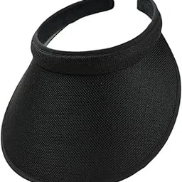 Sun Visor Hat Comfortable Lightweight Clip on Visor for Tennis Beach Cycling Black|Clothing, Shoes & Accessories | Womens Accessories | Hats-image-35
