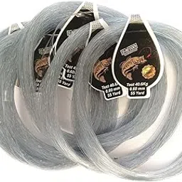 Fox Club Gold Dia.-0.60mm Length-50meter Each Bunch of Pack, Breaking Strength-40.6kg Monofilament Fishing line (Fox Gold-0.60mm-Gray (Pack of 10))-picture-30
