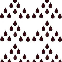 Vama Fashions Large Size Tear Drop Tilak Bindis Maroon Velvet Kumkum Bindi for Women-picture-16