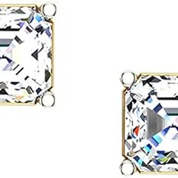 dishis 18KT Yellow/White/Rose Gold and Stud Earrings for Women-picture-22
