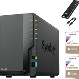 Synology DS224+ NAS Server Bundle 2 Bay (2GB RAM, 12TB Storage) - 2x 6TB NAS Hard Drives, High Performance Desktop Network Storage Device-image-14