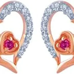 p.c. chandra jewellers Gold and Diamond Stud Earrings for Women-picture-33