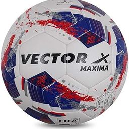 Vector X 32 Panel Maxima Rubber Thermo Fused FIFA Approved Indoor/Outdoor Football with Butyl Bladder, Multicolor, Size 4, Suitable for Match and Training for Adut and Kids 10-14 Years-picture-10