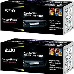 Image Print 116L Toner Cartridge Applicable Samsung MLT-D116L Compatible @ Samsung Xpress SL-M2625, SL-M2626, SL-M2675, SL-M2676, SL-M2825, SL-M2826, SL-M2875, SL-M2876 (Pack of 2)-picture-31
