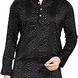 divisive Men's Jequard Embroidered Art Silk Slim Fit Only Kurta-picture-33