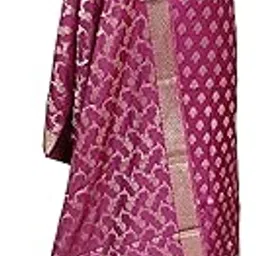naveera Women's Pure Cotton Banarasi Unstitched Salwar Suit Dress Material With Dupatta-picture-15