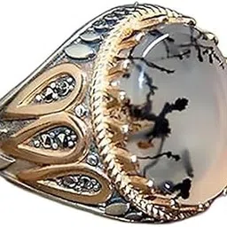 ruvee Islamic & Turkish Design Stainless Steel Religious Metallic Plated Rings for Men & Boys-picture-58