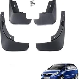 Kozdiko Car O.E Type Custom Fit Front and Rear Mud Flap Guard Compatible for Tata Indica Vista-picture-18