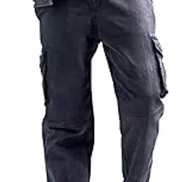 third quadrant Black Color Baggy Jeans for Men || Cargo Joggers for Men || Men's Jeans Cargo-picture-26