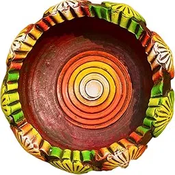 Handmade Terracotta Urli Bowl | Uruli for Flower Decoration | Clay Urli Pot for Home Decor | Flower Pot | Terracotta Home Decor-picture-10