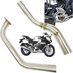 Dhe Best Good Stainless Steel Silencer Pipe Middle Muffler Bend Pipe Suitable for Yamaha R15M-image-26