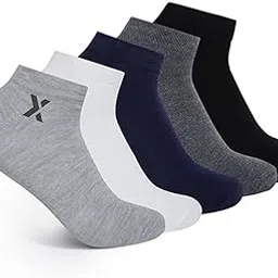JEMOX Cotton Men's Sports Ankle Length Socks - Half Terry Cushioned, Anti Odour & Anti Bacterial For Sneaker & Running Workout | Sports Socks for Men (Running, Gym & Indoor Training)(pack of 1)-image-5