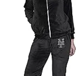 hainah Women Velvet Super Soft Solid Night Suits/Tracksuit, Jacket with Hood & Payjama-picture-33