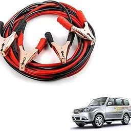 Kozdiko Heavy Duty Auto Jumper Cable Battery Booster Wire Clamp with Alligator Wire Emergency Car Battery Charging Booster Cables Compatibile with Tata Sumo Grand-picture-34