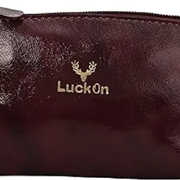 luckon Batwa Women's Genuine Leather Small Hand Purse, Hand Coin Purse for Ladies Size (L 5.50 x H 3.50) LL-Pouch-2 Bombay Sheep Leather (Maroon)-picture-23