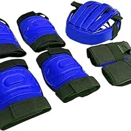 Protective Set Guard Protection kit for , Cycling & Skateboarding Age 5-9 yr (S) Skating Kit Multi Sport Gear Helmet for Skating,Cycling Protective,Guard (Blue)-picture-45