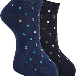 force nxt BY Dollar Socks for Men Solid Ankle Length Cotton Socks, Free Size, Pack of 2 (Multicoloured)-picture-10