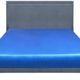Hygienic PVC Bed Sheet for Kids and Family Beds Sky Blue Free Size-picture-16