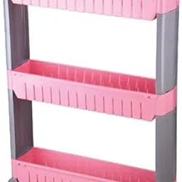 Jewel plast Infinity 3 Layer Storage Organizer Trolley for Home or Kitchen-picture-21