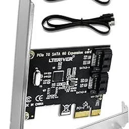 LTERIVER PCI Express to 2-Ports Serial ATA/SATA 3.0 Host Controller Card- Plug and Play on Windows OS, MAC OS and Linux Systems-2X 6Gbps Max SATA 3.0 None Raid Ports-Support AHCI Boot Up (PCE-G2S2)-picture-28