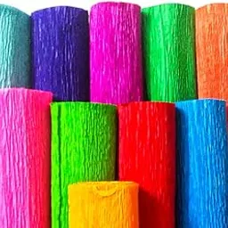 CREATIVE PENCIL Wrinkled Crepe Paper Roll for DIY Flower Making and Wrapping, Perfect for Art and Craft Projects with Multicolored Options (24cm x 200cm,Pack of 5)-picture-22
