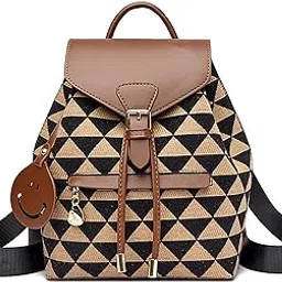 Stylish Leather Backpacks Bags for Women & Youth Girls Laptop Bag,Anti Theft, Ladies Purse Handbag, Office/Travel/College/Work/Daily Use Multicolor-image-39