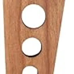 MERISHOPP Herb Pliers Wooden Leaf Stripping Tool for Chefs Housewives Vegetable Leaf Brown| Vegetable Peeler | Stainless Steel | Kitchen Tool-picture-27