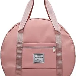 swadazone Large Capacity Backpack Gym Waterproof Sports Travel Bag | Round Shape Duffle Travelling Bag, Luggage Bags for Women Multifunctional Handbag Round Shape Duffle Bag - Multicolor-picture-26