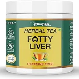 Arogyam Ayurveda Herbal Tea, Fatty Liver, Caffeine Free, 100 gm, 60 Cups-picture-16