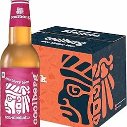 Coolberg Cranberry Non Alcoholic Beer 330ml Glass Bottle - Pack of 6 (330ml x 6)-picture-18