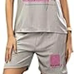 Women's Cotton Printed Night Suit Set of Top & Shorts-Bermuda set (or) Co-ord set for women-picture-34