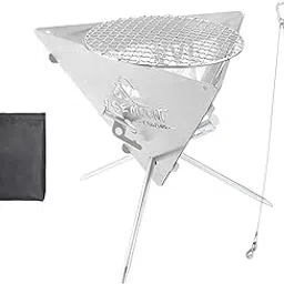 SECRET DESIRE Camping Fire Pit Stainless Steel Camping Firepit for Outside Backpacking BBQ|Home Improvement|Plumbing & Fixtures|Other Home Plumbing & Fixtures-image-34