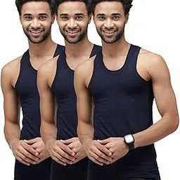 sporto Men's Round Neck Solid Vest, Premium Super Soft Cotton, Ultra Light, Odor Free-picture-26