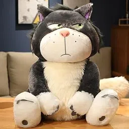 Lucifer Angry Cat Soft Toy Gift for Girls Teddy Bear Gifts for Baby Girl Kitten Plushies Plush Toys for Kids & Babies Cuddly Stuffed Animal Plushie Valentine Gift for Girls 30cm-picture-60