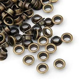 KnC200pcs Metal Eyelets Grommets 10mm for Leather Craft DIY Scrapbooking Shoes Fashion Practical Accessories-image-0