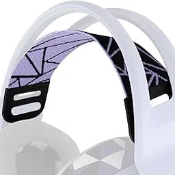 SOULWIT Flexible Fabric Replacement Headband for Logitech G733/G535/G335 Gaming Headset, Headphones Replacement Band, Headstrap Head Cushion Pad Repair Part - Purple Line-picture-13