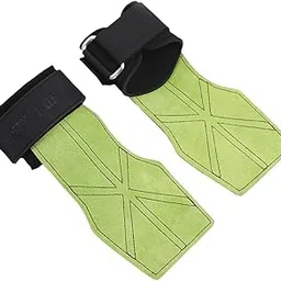 SAZ DEKOR 2 Pieces Hand Grips for Weightlifting Pull up Gloves for Functional Training Green-picture-36