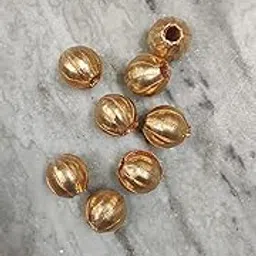 SellplusCrafts Handmade Golden Decor Items for Art & Craft and Home,Festival Decorations Crafts (Golden Gota Ball)-picture-24