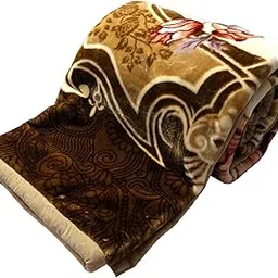 Signature Double Bed Blanket - 220cm x 240cm | Heavy Winter Comfort | Durable & Long Lasting | Comes in Zipper Bag (Golden Olive)-picture-29