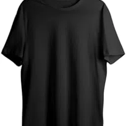 unicorn fashion Cotton Round Neck T-Shirt for Men, Half Sleeve, Black, Regular Fit-picture-14
