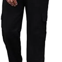 absolute defense Grey Baggy Lower Black Charcoal Track Cargo Pant with Pocket and Side Chain Streetwear Workout Gymwear Trousers Baggy Casual Stylish Latest Men Women Under 499 399 299 Travel Combo-picture-43