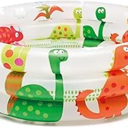 Kids PVC Beach Buddies 3-Ring Inflatable Kiddie Pool (Multicolor)-picture-22