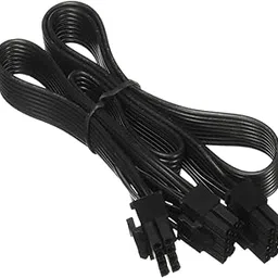 PARUHT ATX to Dual PCI-E (6+2 Pin) Male PSU Power Supply Cable, 8-Pin to 2X8-Pin Connector-picture-23