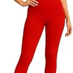 oviya fashions - symbol of fashion Oviya Fashions Premium Full Length 94% Cotton 6% Lycra Leggings, High-Rise Wide Waistband, Breathable Stretch Fit-picture-24