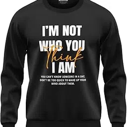 warriorworld Men's 100% Cotton Sweatshirt | Stylish Printed Design | Soft Fabric | Full Sleeve Casual Wear | Trendy WinterWear.-picture-29