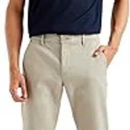 Men's Mid Rise Light-Slim Fit Trousers-image-47